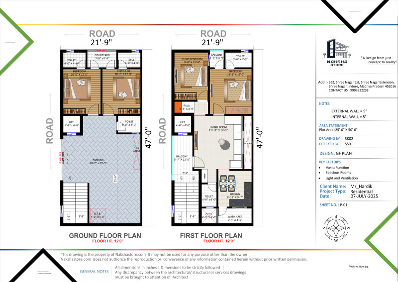 47X21 House Plan A04